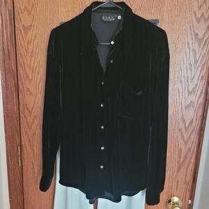 EUC/ Kenar Studio Holiday Velvet Shirt